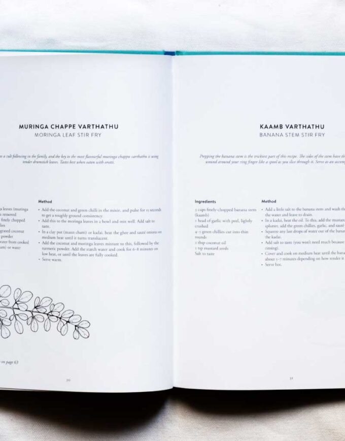 moringa leaf, banana stem stir fry recipes